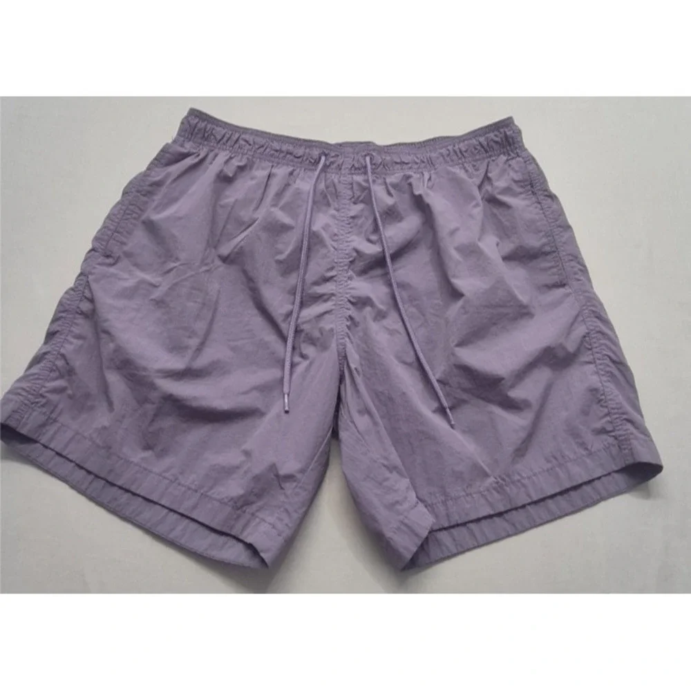 H&M men's light‎ purple swim trunks/shorts XL drawstring elastic waist pockets